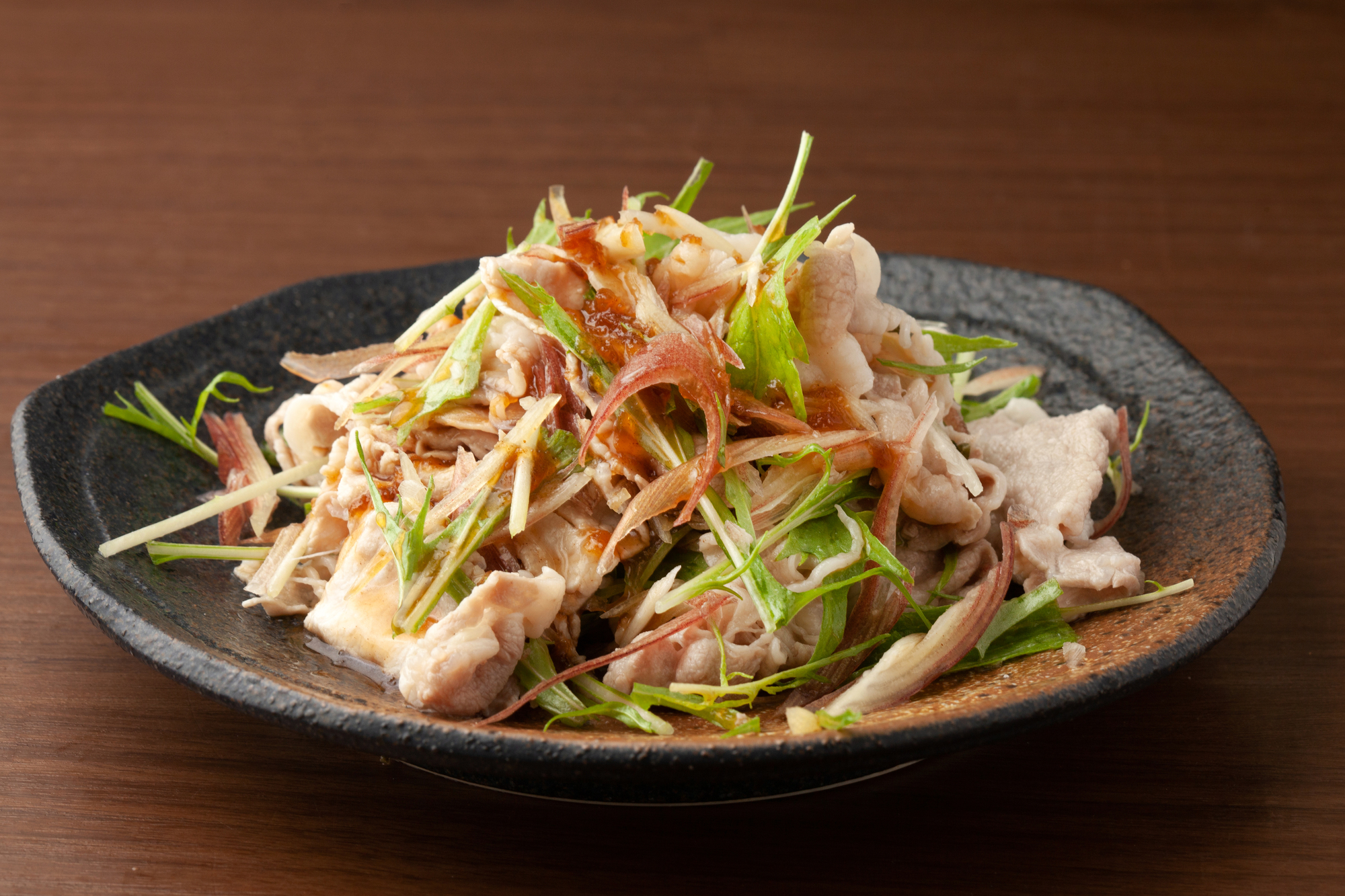豚肉とたっぷり薬味の冷しゃぶ